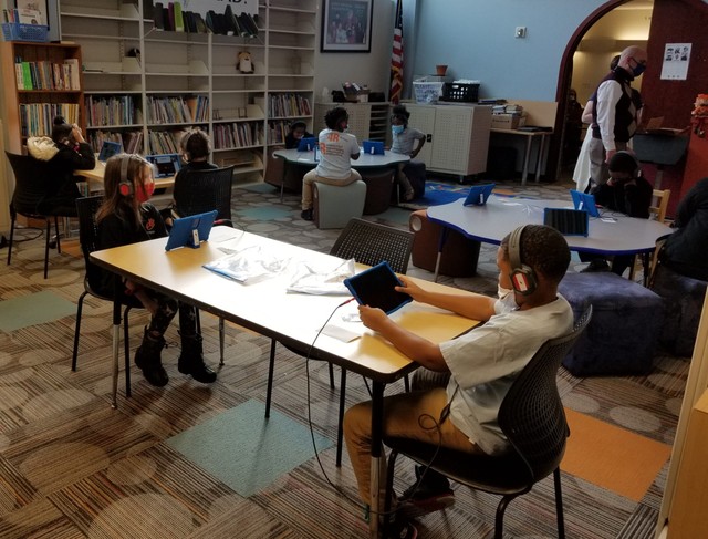 Reading lab at Genesis School